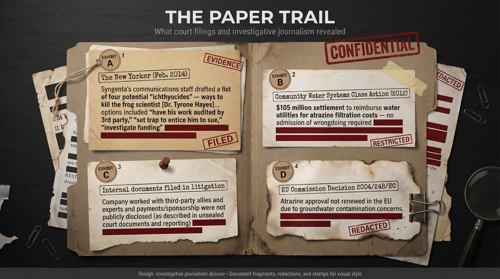 The Paper Trail — court filings and investigative journalism dossier on atrazine
